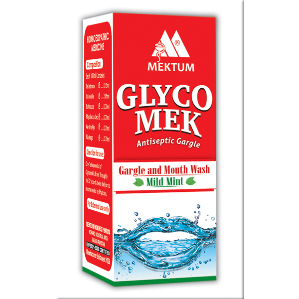 Mektum Glycomek Gargle 110ml (antiseptic Gargle(mouth Wash)