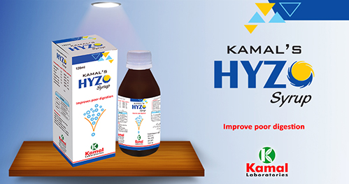 Kamal Hyzo Syrup 120ml (indigestion, Dydpepsia, Acidity, Nausea & Vomit, Loss Of Appetite, Heart Burn)