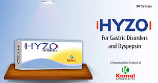 Kamal Hyzo Tab 20 Tabs (indigestion, Dydpepsia, Acidity, Nausea & Vomit, Loss Of Appetite, Heart Burn)