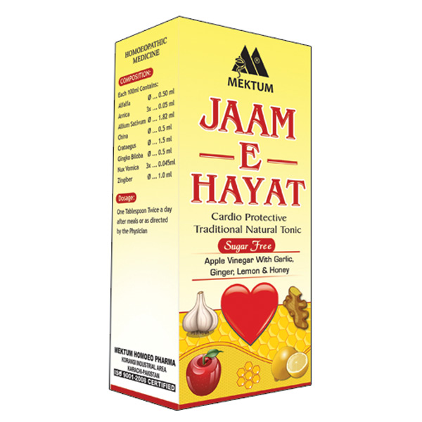Mektum Jaam E Hayat 250ml (cardiovascular Disorder , Heart Tonic)