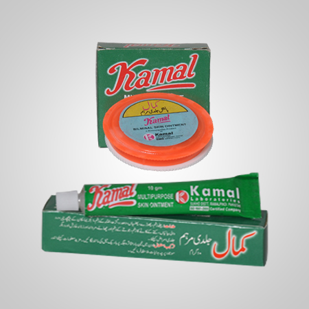 Kamal Kamal Ointment 10 Gms (boils, Eczema, Ulcers And Injuries, Burns, Fissures Behind Ears And Feet, Shoes Bite, Dog Bite, Genital Prunitis And Other Skin Ailments)