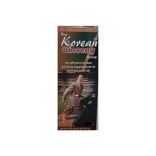 Kent Korean Ginseng syrup 250ml (tonic for Energy and vitality)