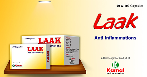 Kamal Laak Caps 20 Capsule (relieves In Fever And Also Helps To Normalize The Inflammation Of Throat, Stomach, Joints, Intestines, Ears, Lungs,skin)