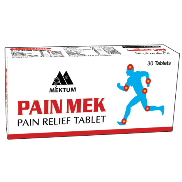 Mektum Pain Mek Tab 30 Tablets (instant Bones & Joint Pain Relief)