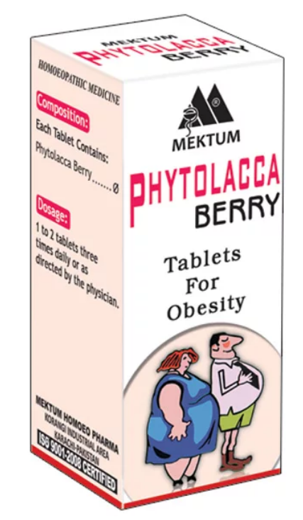 Mektum Phytolacca Berry 30 Tablets (obesity, Weight Loss)