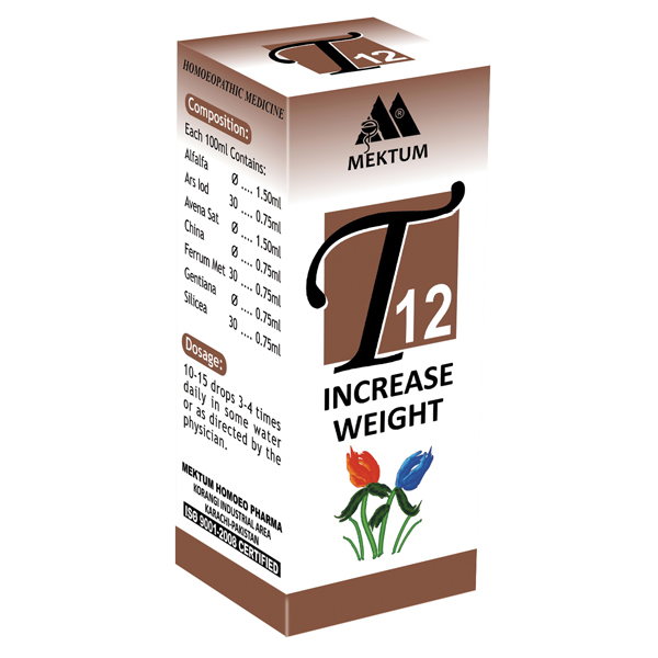 Mektum T 12 30ml (loss Of Appetite, To Gain Weight, Nutritional Supplement)