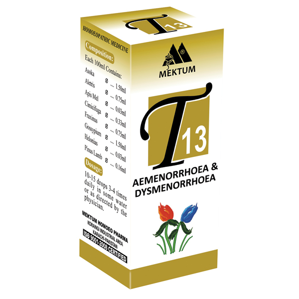 Mektum T 13 30ml (female Hormonal Health, Irregular Menses, Painful Menses)