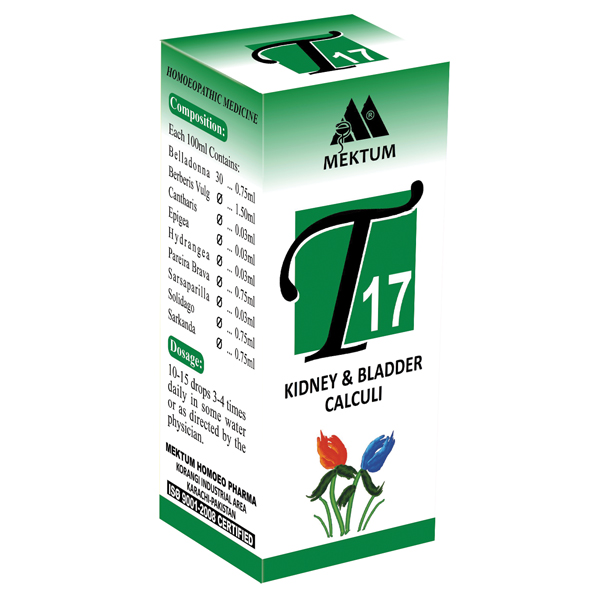 Mektum T 17 30ml (kidney & Bladder Stones)